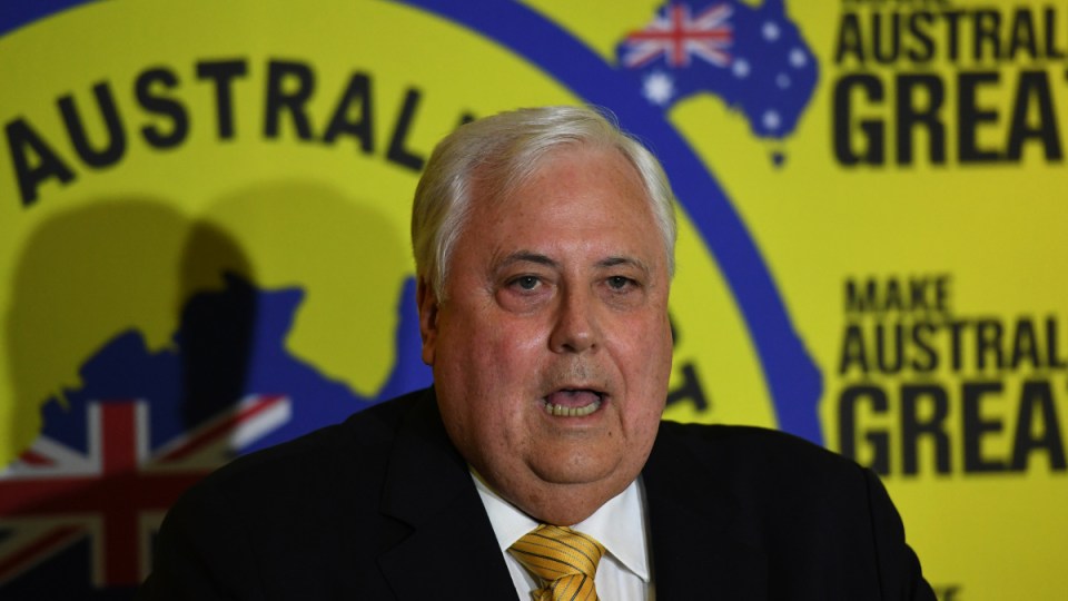 clive palmer labor preferences