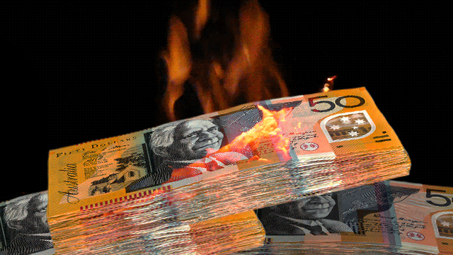 Australia's economy is suffering because of the bushfires.
