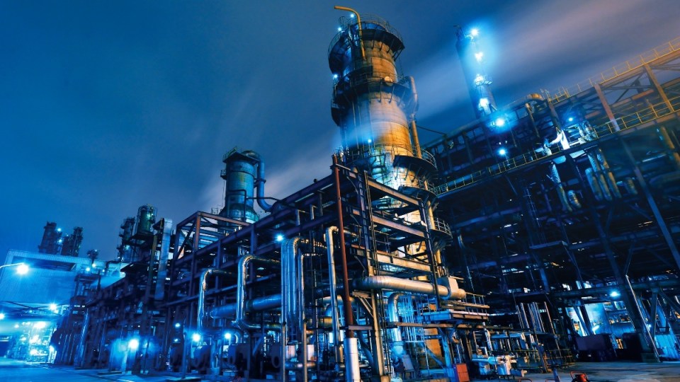 oil refinery