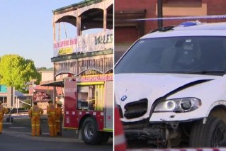 Five dead after BMW slams into pub beer garden
