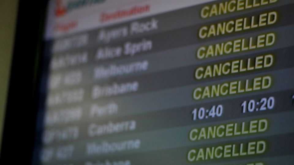air travel cancellation