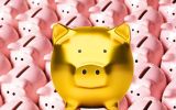 super gold piggy bank EDM
