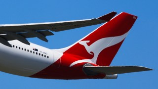 Qantas plane logo EDM