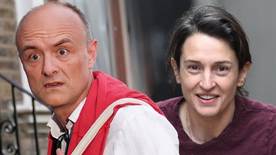 Dominic Cummings and wife Mary Wakefield