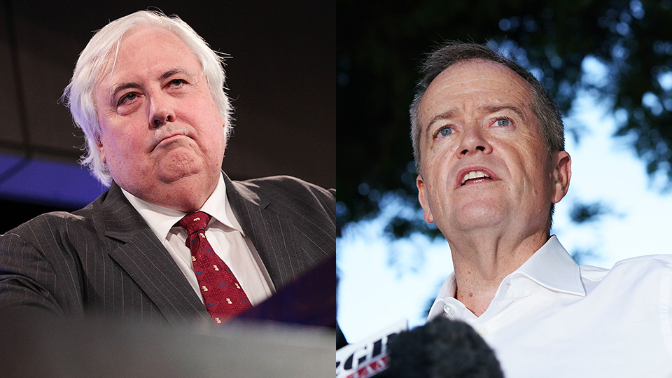 Clive Palmer Bill Shorten