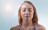 woman in sunshine