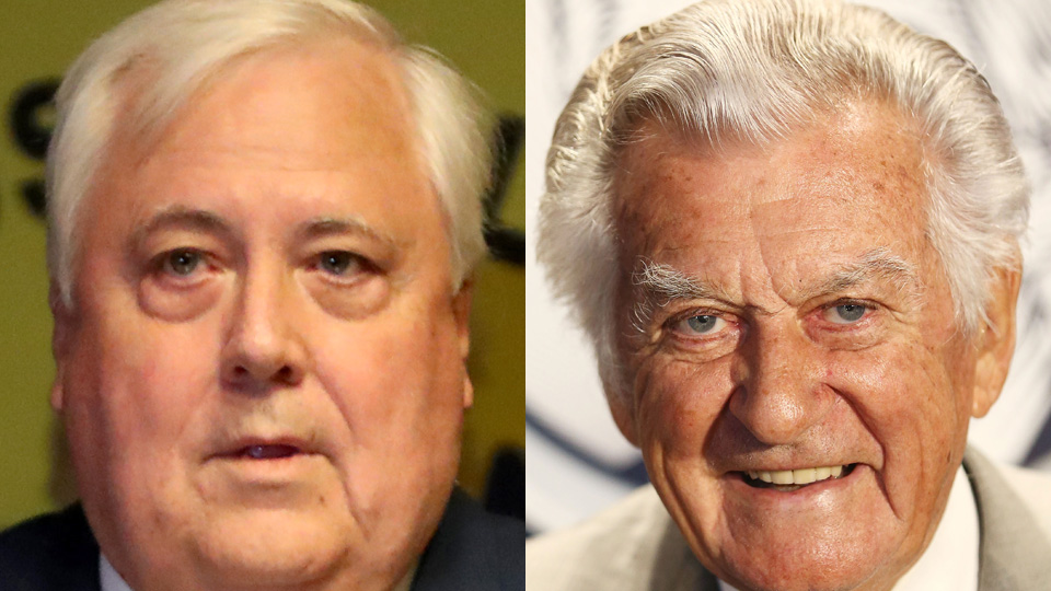 bill shorten clive palmer bob hawke