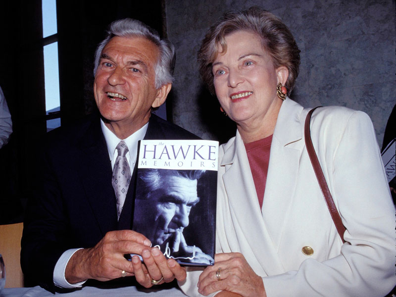 Bob Hawke Hazel Hawke 1994
