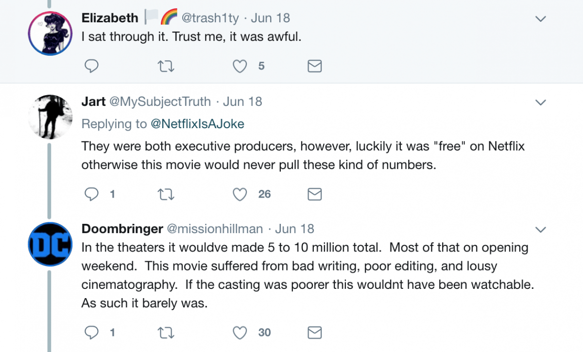 Murder Mystery tweet