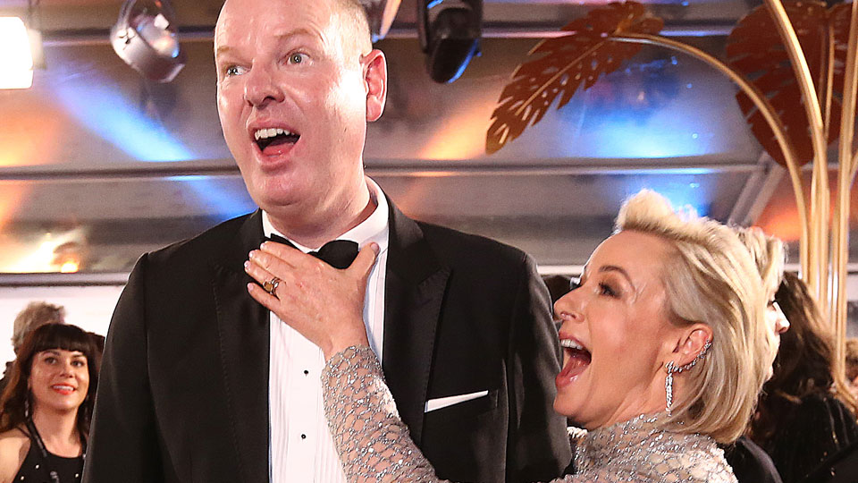 Amanda Keller and Tom Gleeson