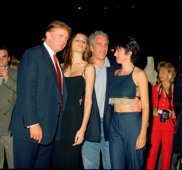 Donald Trump Ghislaine Maxwell Jeffrey Epstein