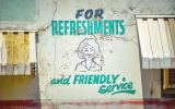A painted sign for an old deli, fruit vendor in East Victoria Park