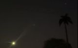 bright light australia moon
