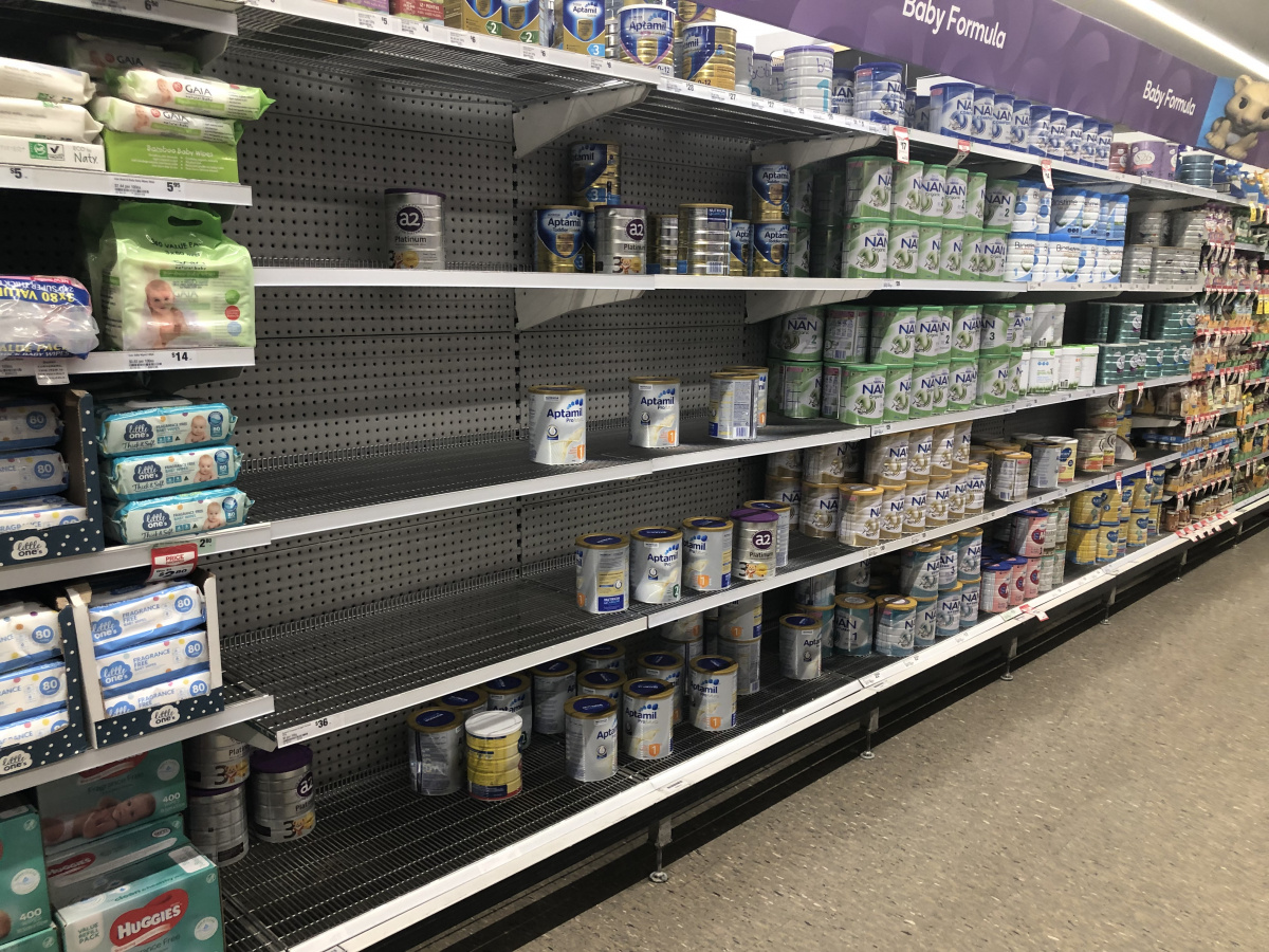 Many on the tins left on the shelves are fitted with security tags. Photo: TND