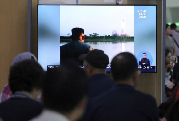 korea missiles warning