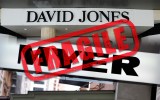 David Jones and Myer signs with fragile stamp