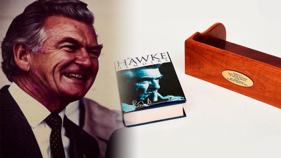 bob hawke memorabilia auction