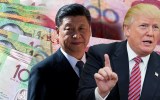 Xi Jinping and Donald Trump on top of Australian notes.