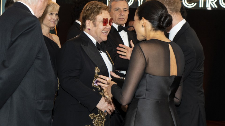 elton john prince harry meghan markle