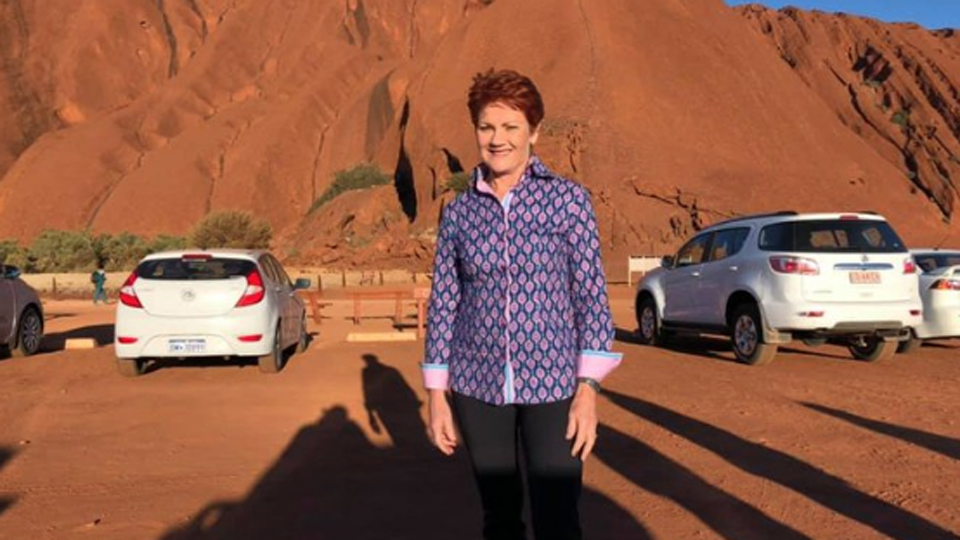 pauline hanson uluru climb