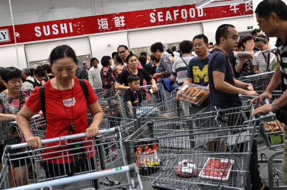 costco shanghai chaos