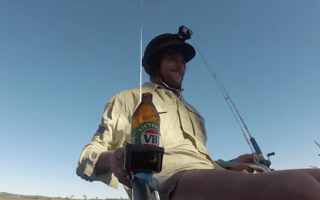 Drone fishing chair