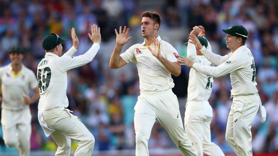 Mitchell Marsh celebrations=friends.