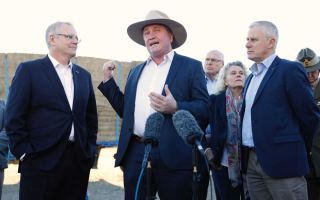 Barnaby Joyce, Scott Morrison, Michael McCormack.