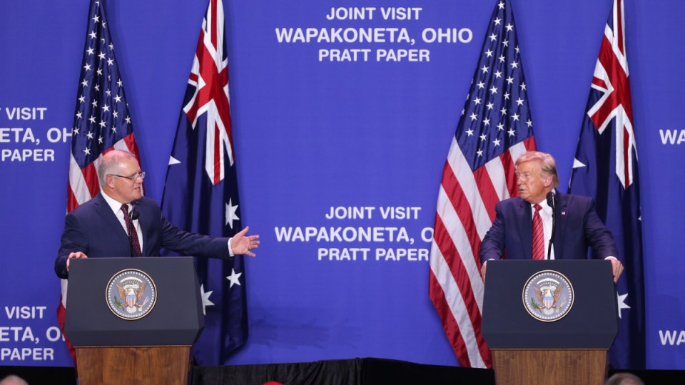 scott morrison utah trump