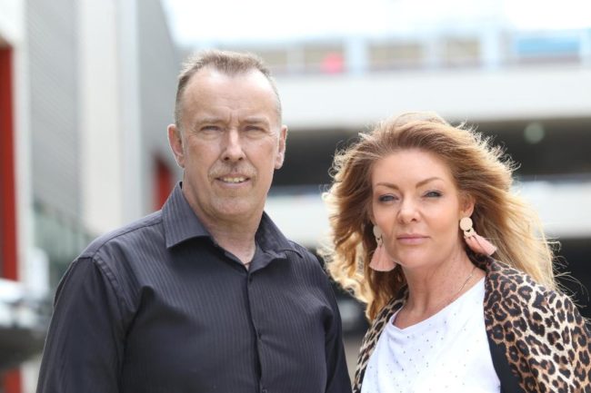 Mr Sengstock and his wife Lisa. Photo: Mr Sengstock