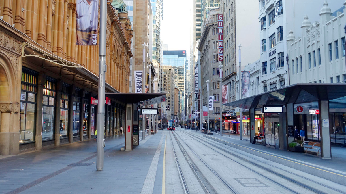 Sydney in coronavirus lockdown