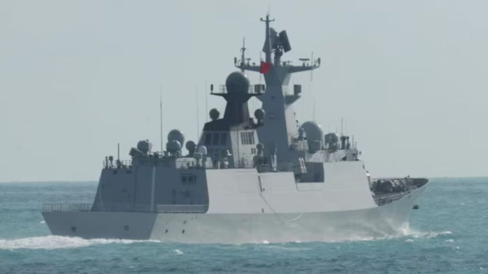 china warships