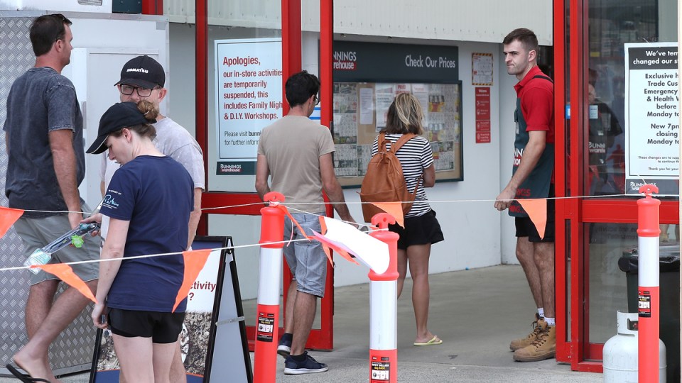 bunnings cash coronavirus