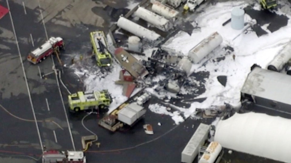 Plane crash.