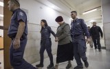 Ms Leifer is brought to Jerusalem District court. Photo: AAP