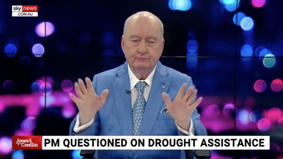 alan jones drought tears