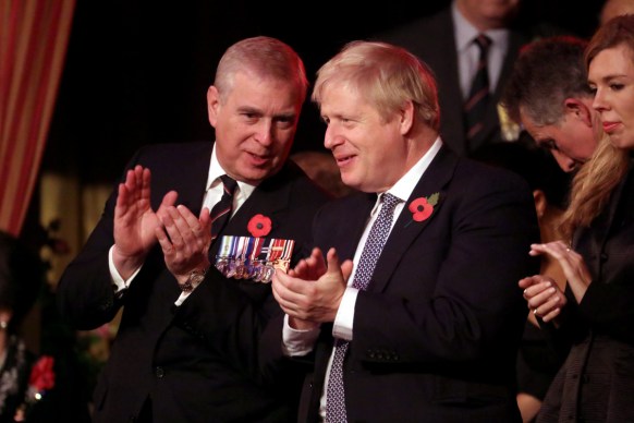Prince Andrew Boris Johnson
