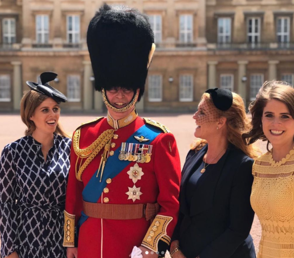 Prince Andrew Sarah Ferguson Princess Beatrice Princess Eugenie