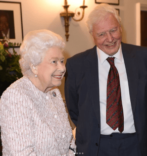 The Queen Sir David Attenborough