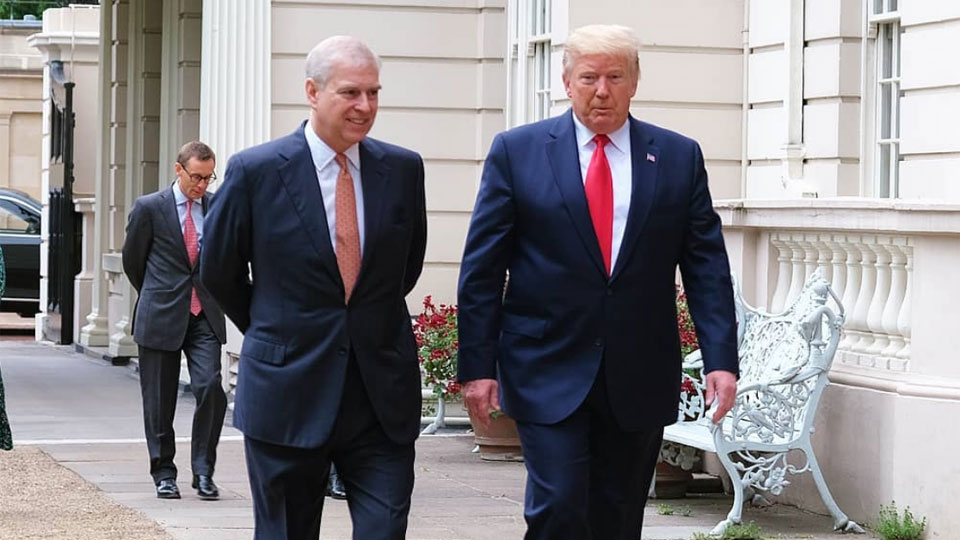 Prince Andrew Donald Trump