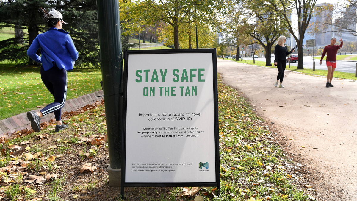 Melbourne's lockdown was extended.