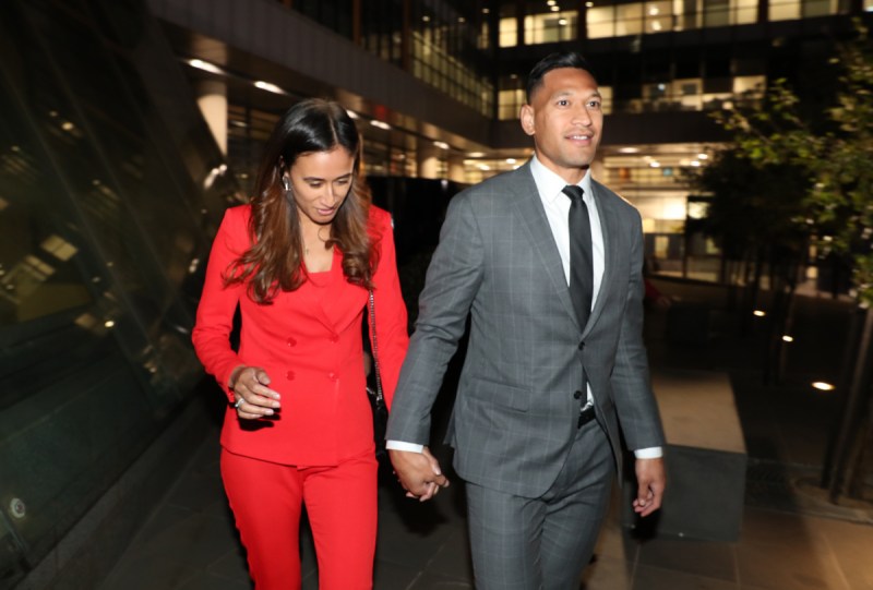 israel folau rugby australia talks