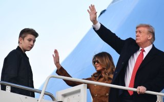 Barron Trump Melania Trump Donald Trump