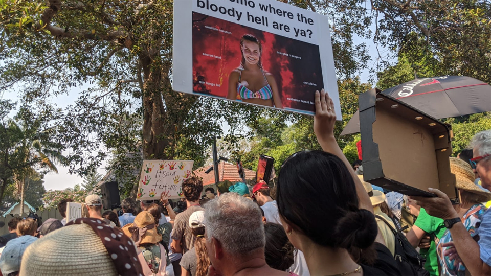 climate protest kiribilli pm