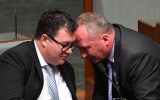 Barnaby Joyce and George Christensen.