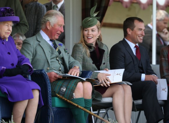 The Queen Prince Charles Autumn Philips Peter Philips