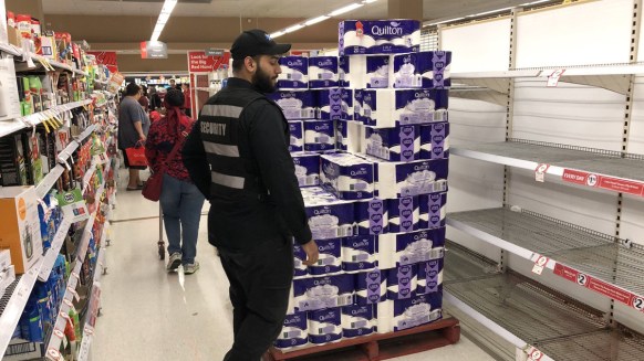 toilet paper mass buying