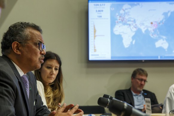 coronavirus pandemic declared