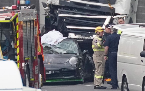 driver police freeway crash
