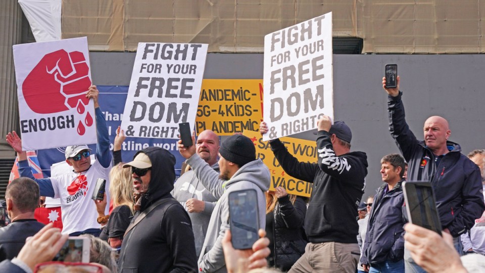 melbourne anti lockdown protest